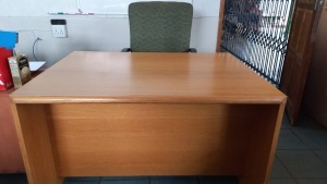 Office desk with chair