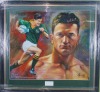 LIMITED ORIGINAL PAINTING PRINT OF SPRINGBOK LEGEND JOOST VAN DER WESTHUIZEN iPlayiCare - 2