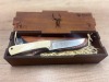 CUSTOM HANDMADE "NYALA" KNIFE AND ZEBRA PORTRAIT MOUNT Something Africa Taxidermy - 2