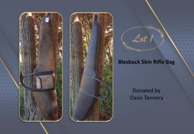 BLESBUCK SKIN RIFLE BAG Oasis Tanning / Tannery