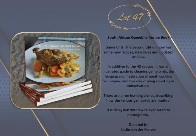 SOUTH AFRICAN GAMEBIRD RECIPE BOOK Leslie van der Merwe