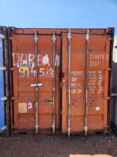 1 - ITEM Container Shipping 6M with shelves, condition fare