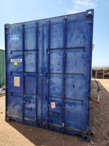 1 - ITEM Container Shipping 12M with shelves, condition fare