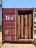 1 - ITEM Container Shipping 12M with content, 1488 rolls of Rockwool isolation material inside container, various sizes,194mm x 40mm = 1488 rolls content to be sold with container,condition fare - 3