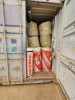 1 - ITEM Container Shipping 12M with content, 145 Rolls of Rockwool isolation material inside container,various sizes,content to be sold with container,condition fare - 2