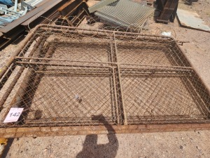 6 - ITEMS Gate Steel 3m long x 1.8m high covered with fence wire