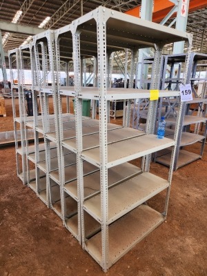 6 - ITEMS Shelves
920mm (L) x 300mm (W) x 1.82m (H)