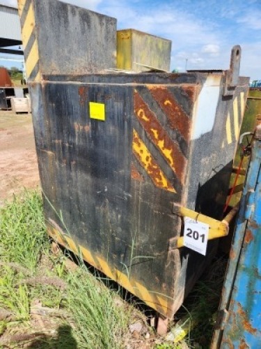 1 - ITEM Steel cabinet on wheels
1.1m (L) x 640mm (W) x 1.7m (H)