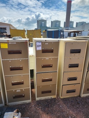 3 - ITEM Heavy Duty Steel Filing Cabinet (4 Drawer)
630mm (L) x 470mm (W) x 1.32m (H)