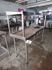 1 X Stainless Steel Dish Landing Table