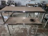 1 X Stainless Steel Dish Landing Table - 2