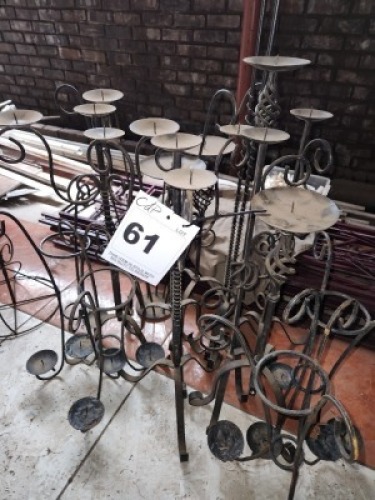 Job Lot - 10 X Candelabra Stand