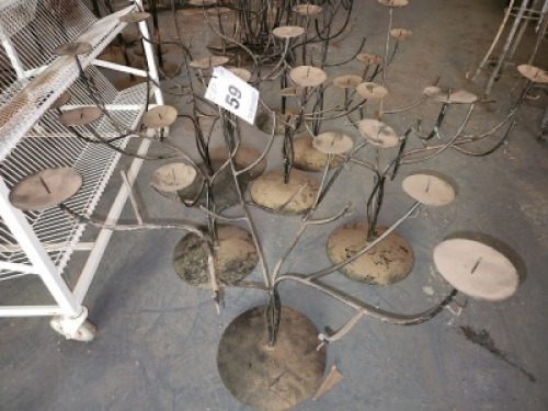 Job Lot - 8 X Candelabra Stand