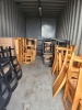 1 - ITEM Contaner Shipping 6m,with content:
Chairs x 23
Bedside tables x 53 - 2