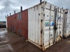 1 - ITEM Container shipping,12m - with contents:
Steel filing cabinet
Wooden cabinet
Steel storage cabinet
Welding gloves
Welding aprons
Box of 2 way radiosPlastic rolls 1.5m (W) x 3
Guaging shields
Insulator gas lenses
Resporator filters
Tool pouches - 2