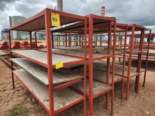 5 - ITEMS Steel shelf
2.45m (L) x 590mm (W) x 1.8m (H)