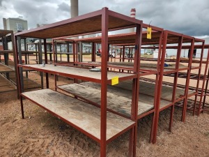 5 - ITEMS Steel shelf
2.45m (L) x 590mm (W) x 1.8m (H)