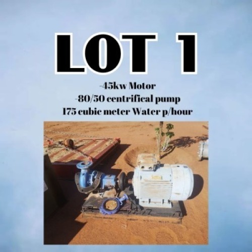 1X Farm Equipment Motor & Pump Lourens Rich