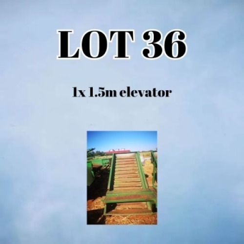 1X Farm Equipment Elevator Lourens Rich