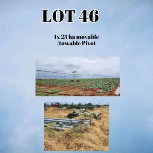 1X Farm Equipment Movable Pivot Lourens Rich