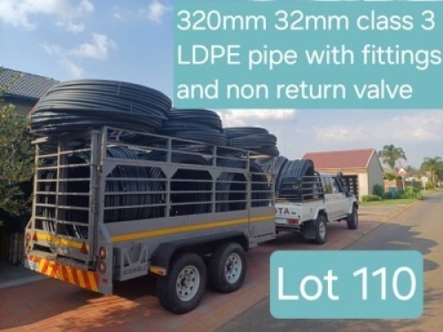 5X 320MM 3MM CLASS3 LDPE PIPE LOOSE ITEM Summers in the sun(Pty)Ltd
