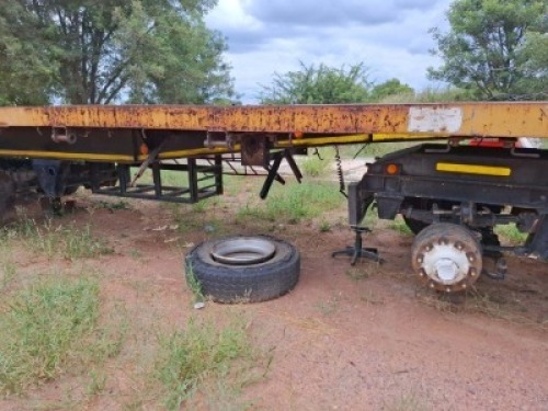 1 - ITEM 3 AXLE FLAT BED & DOLLY LOWBED - SEE DESCRIPTION