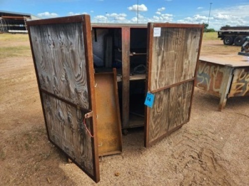 1 - ITEM Steel storage cabinet - SEE DESCRIPTION