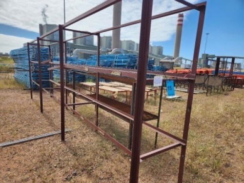 2 - ITEMS Steel shelf - SEE DESCRIPTION
