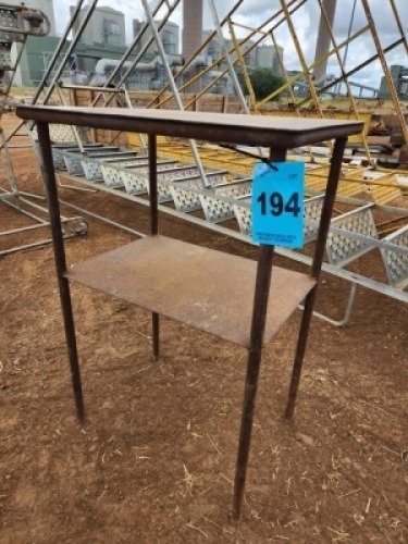 1 - ITEM Steel work bench - SEE DESCRIPTION