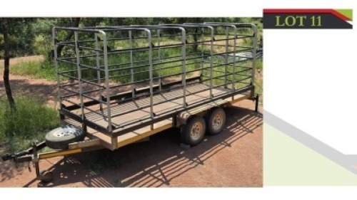 1X Double Axel Trailer BCS (See Description for Details)