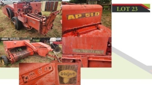 1X Welger Baler BCS (See Description for Details)