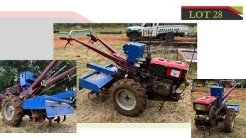 1X Walking Tractor Plow MC van Deventer (See Description for Details)