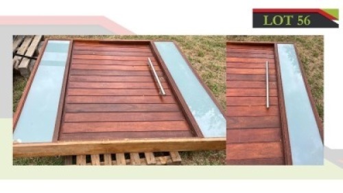 1X Wooden Front Door MC van Deventer (See Description for Details)