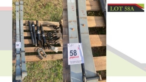 1X Leave Springs, Shocks Bernick Fourie (See Description for Details)