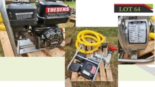 1X Thesens Water Pump Bernick Fourie (See Description for Details)