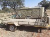 1X Flat bed trailer (Light Brown) - 2