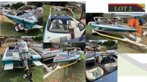 1X Blue Motorboat MC van Deventer (See Description for Details)