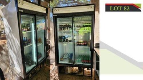 1X Double Sliding Door Fridge Bernick Fourie (See Description for Details)