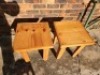 2X BED SIDE TABLES D.KLOPPERS