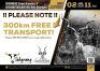 !!!PLEASE NOTE!!! 300KM FREE TRANSPORT