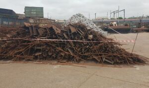 LOCAL/EXPORT WITH PERMIT - LOOSE SCRAP METAL - 2 x OFF LOADED CONTAINERS Bidding on contents of container only