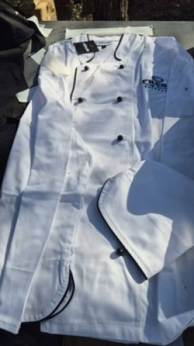 1 X White Chef Jackets (20 pieces in a lot) WaterWay Investments