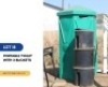 1 X PORTABLE TOILET WITH 3 BUCKETS SARINE CONSTRUCTION