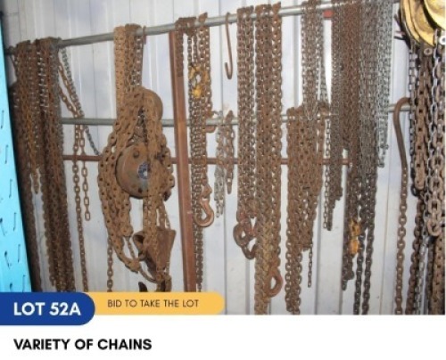 1 X VARIETY OF CHAINS SARINE CONSTRUCTION