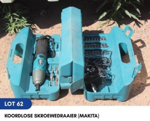 1 X KOORDLOSE SKROEWEDRAAIER (MAKITA) SARINE CONSTRUCTION