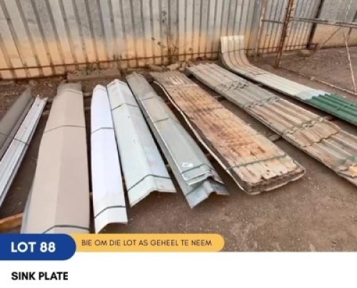 1 X SINK PLATE SARINE CONSTRUCTION