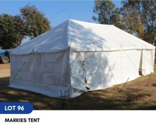 1 X MARKIES TENT SARINE CONSTRUCTION