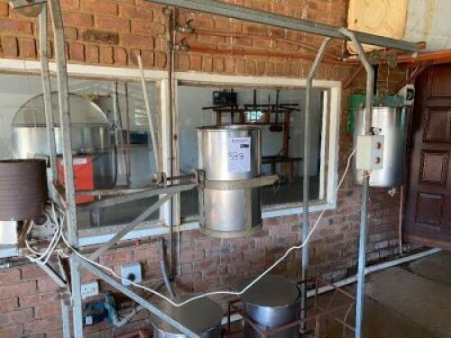 SALT BATH ELECTRIC LIFT WITH 4 STAINLESS DRUMS 30 L