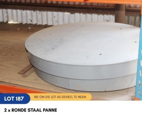 1 X 2 X RONDE STAAL PANNE SARINE CONSTRUCTION