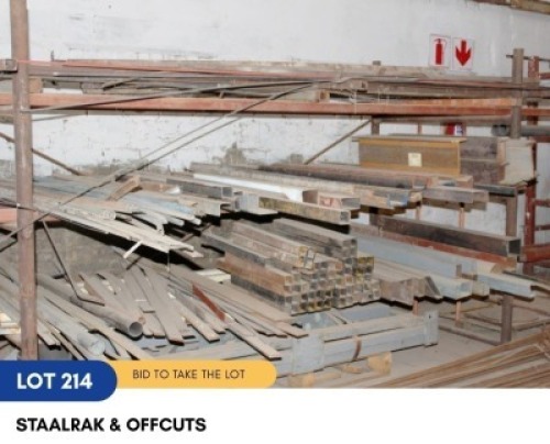 1 X STAALRAK & OFFCUTS SARINE CONSTRUCTION